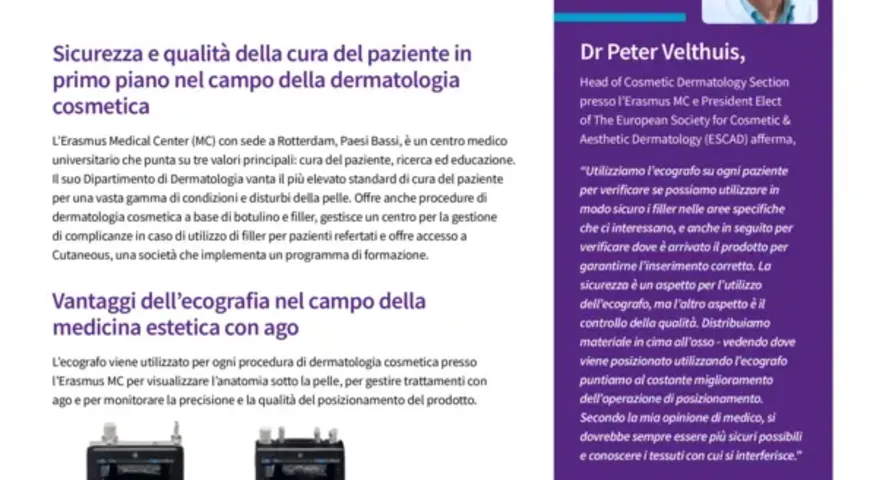 Sanità in linea con la vanità