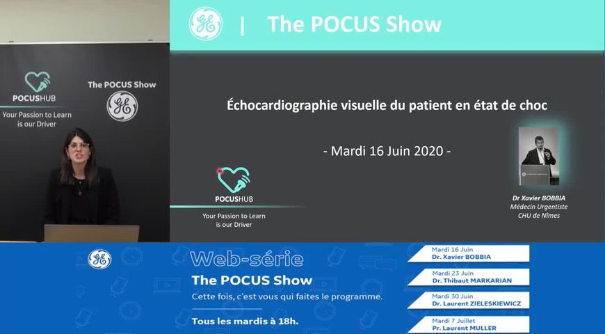 L’échocardiographie visuelle du patient en état de choc.